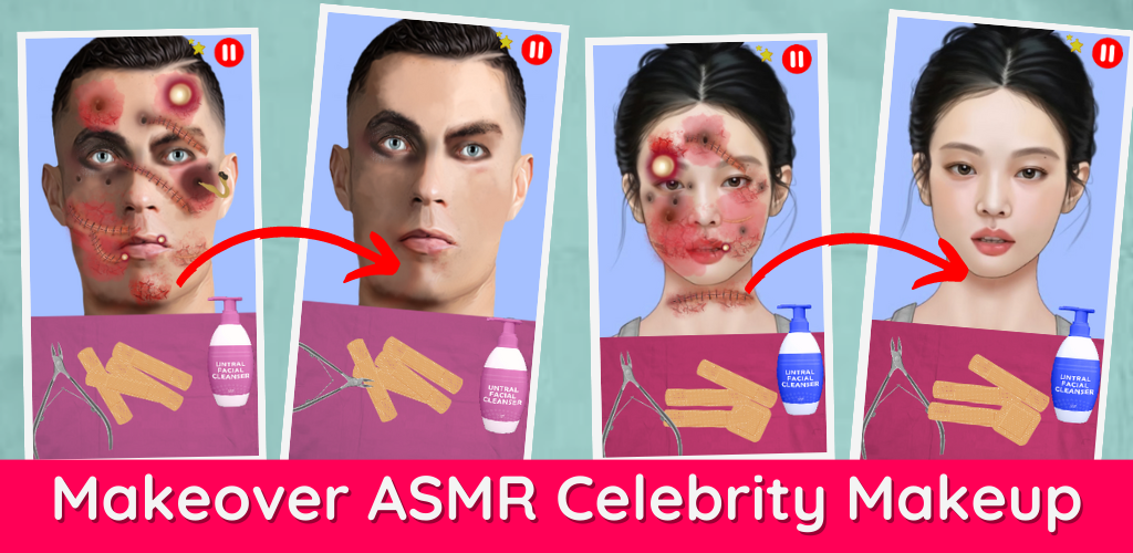 Makeup ASMR: Makeover Story Celebrity